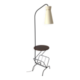 Floor lamp with shelf, magazine rack and diabolo, 1960s