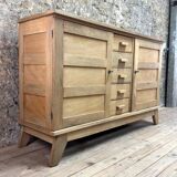 Buffet Very René Gabriel - Raw Oak - Reconstruction Furniture - Year