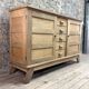 Buffet Bahut René Gabriel - Chêne Brut – Mobilier de Reconstruction - Année