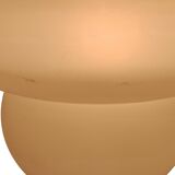 Lampe de table champignon en verre vintage