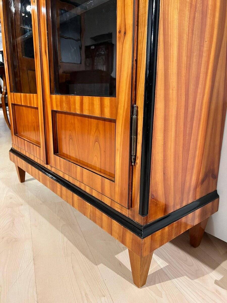 Biedermeier Bookcase, Cherry Veneer, South Germany 1820