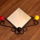 Wall coat rack balls