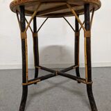 Table in bamboo and rattan Napoleon III