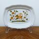 Earthenware dish signed Moustiers