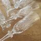 Lot de 10 flûtes cristal