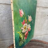 Ancienne huile sur toile signée Paul Follain. 1915