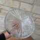 Antique cut crystal decanter with stopper.