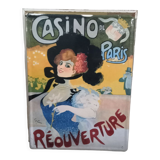 Advertising plate