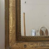 Louis-Philippe gilded mirror with pediment