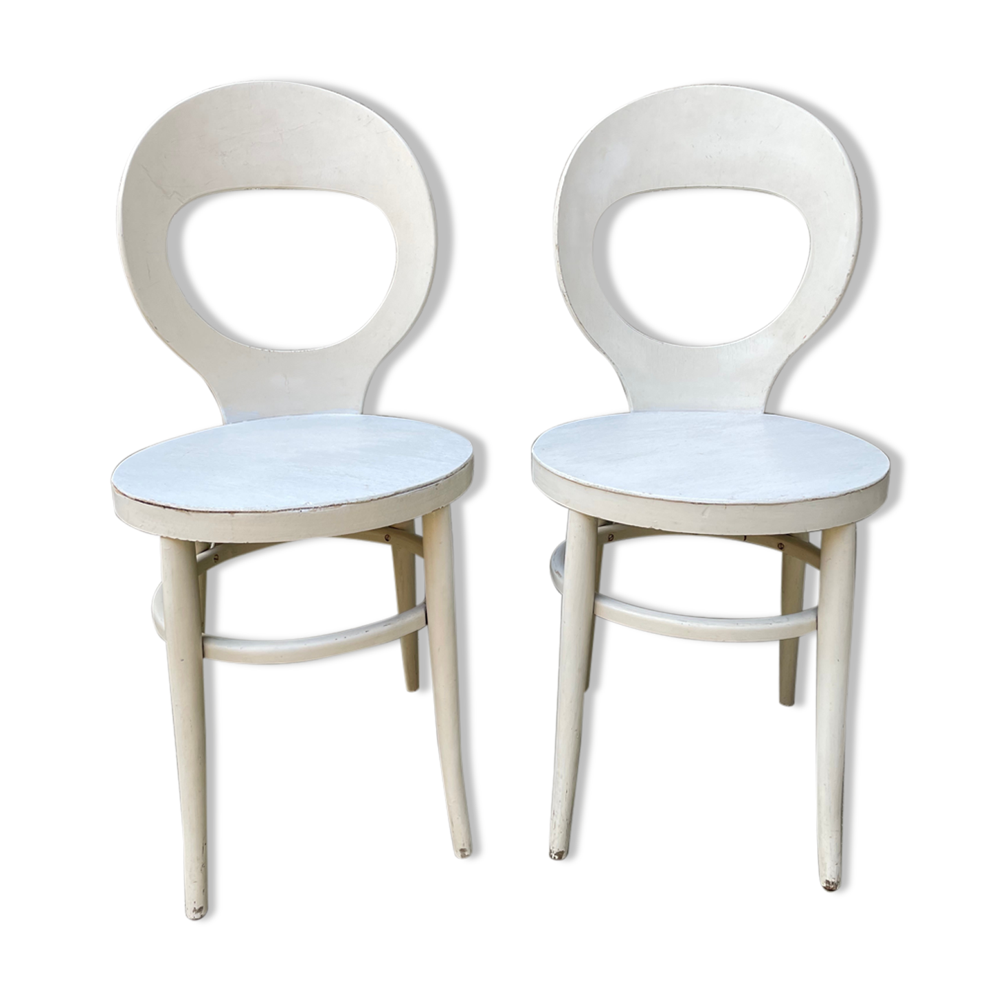 Pair of Baumann chairs, seagull model