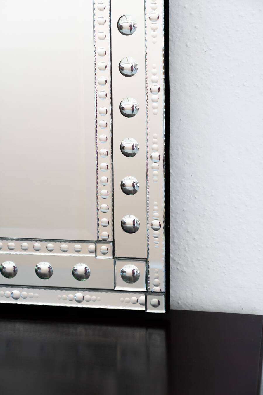 Square decorative wall mirror, 1970-1979