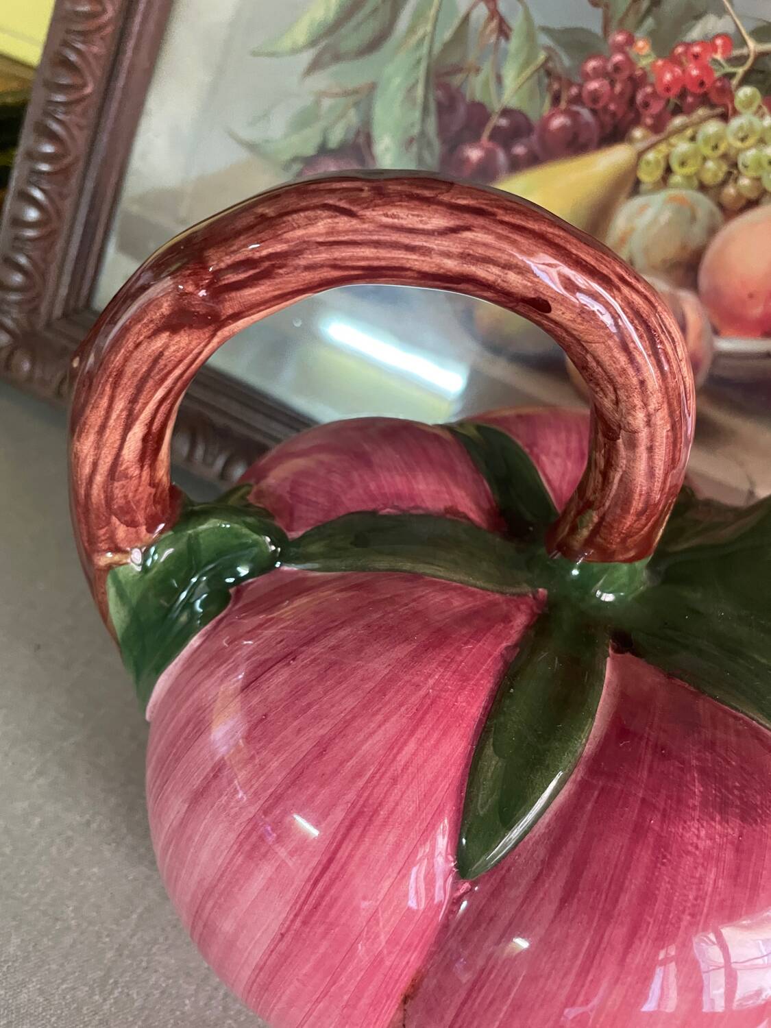 Vintage Tomato Pitcher