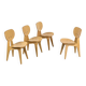 Suite of 4 3221 chairs by Jenzo Sakakura for Tendo Mokko, design 1950