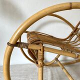 Children's rattan rocking chair