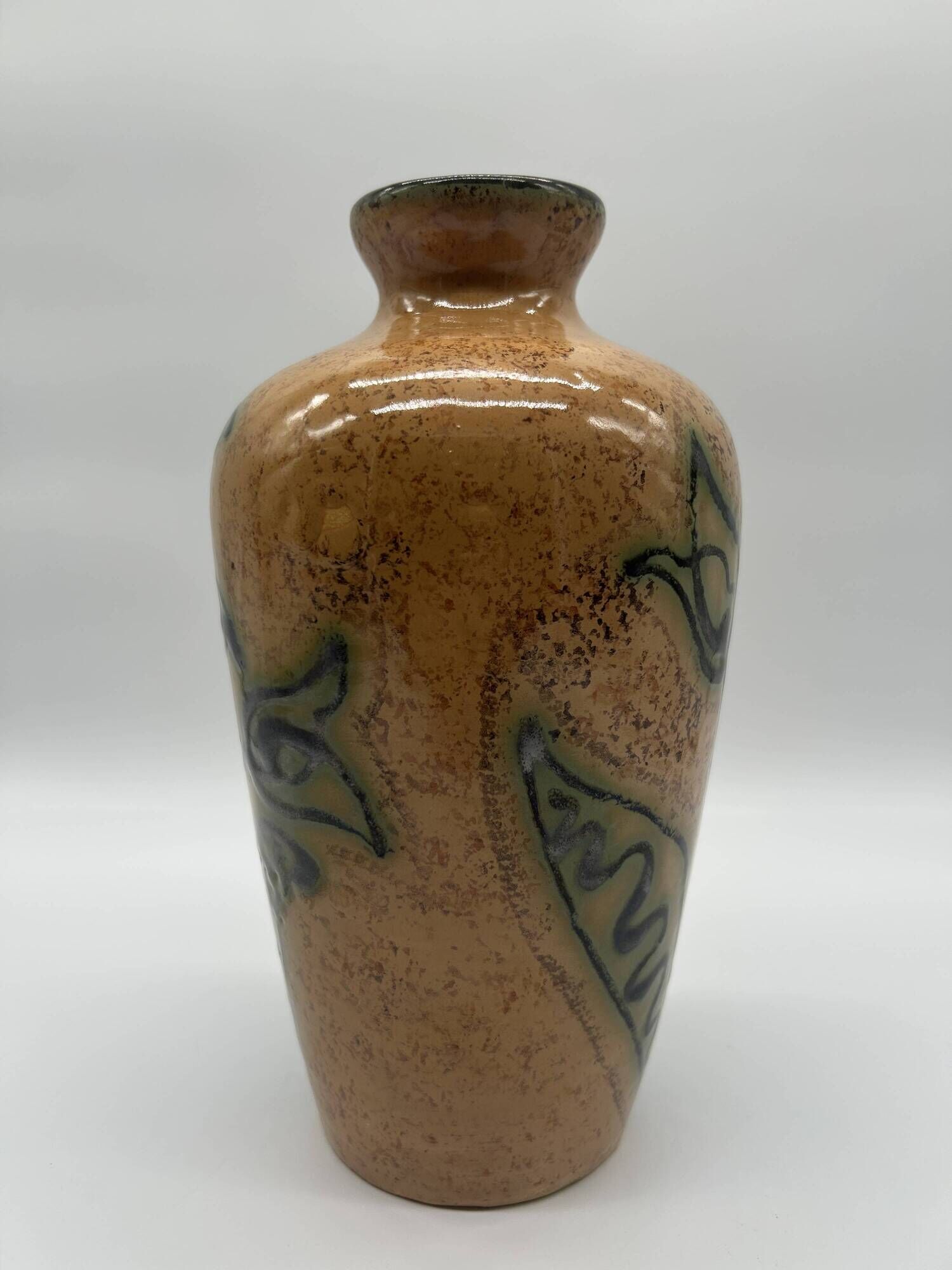 Art deco vase attributed to louis randour for saint-ghislain