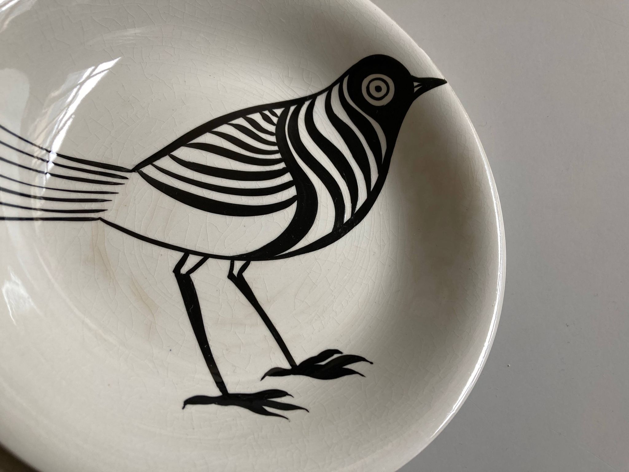 Set of 9 calotte plates by Robert Picault from 1970.