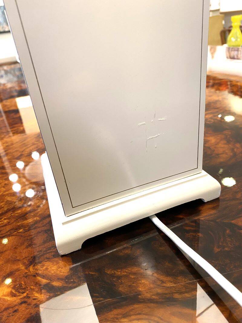 Pair of Wooden Living Room Table Lamps