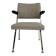 Gray upholstered designer armchair attributed to Gispen, 1960s