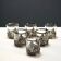 Vintage glasses, Milanese manufacture, Italy, 1960s.