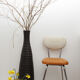 Large vase in brown and gold earth