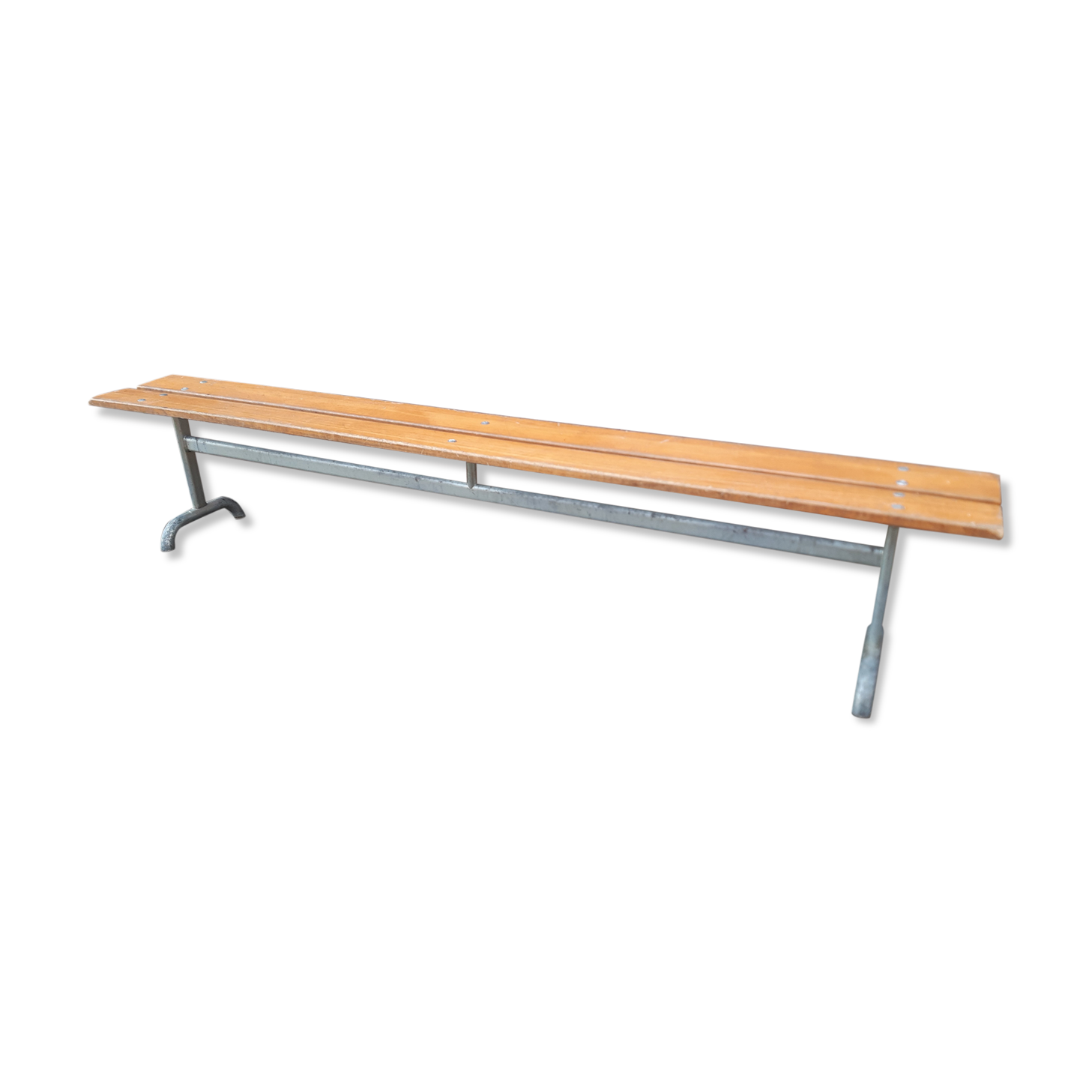 Vintage adult industrial bench