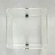 Side table, cube shelf in plexiglass by Michel Dumas, France 70s