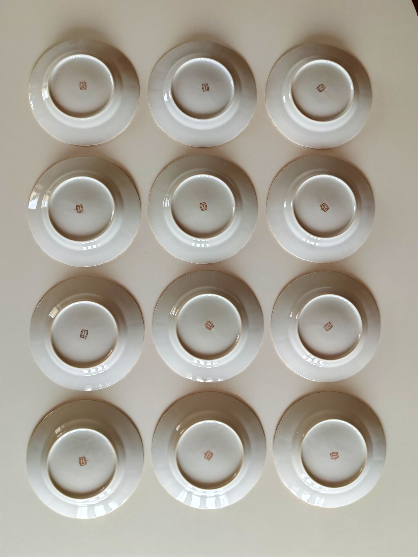 Bohemian porcelain plates