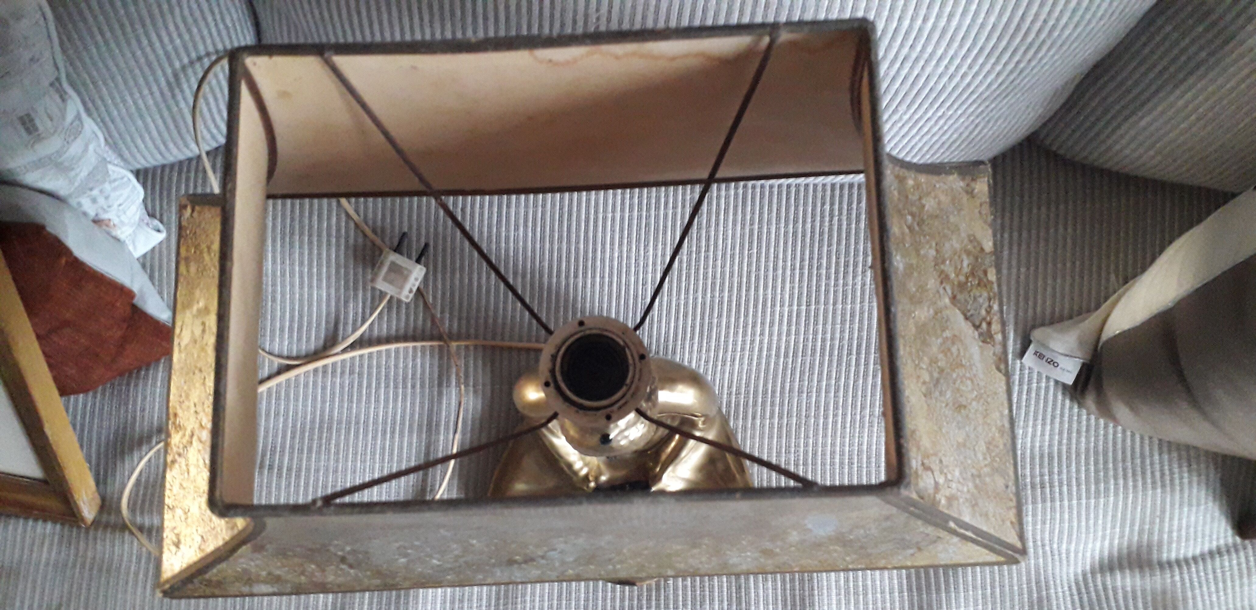 Vintage lamp in Italian ceramic