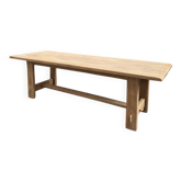 Table de ferme en chêne massif