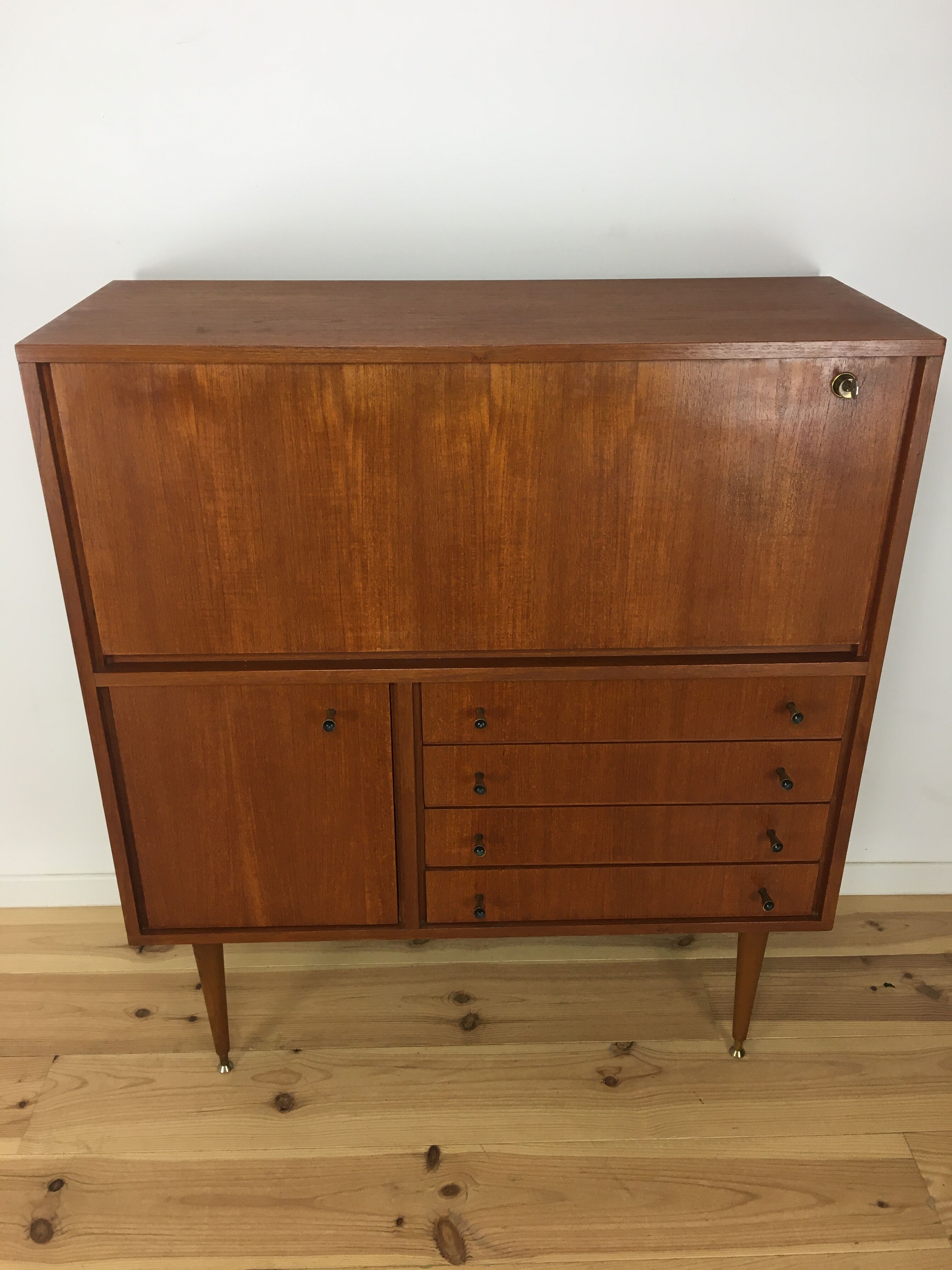 Secrétaire scandinave MDK teck