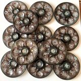 12 oyster plates Vallauris Marius Giuge