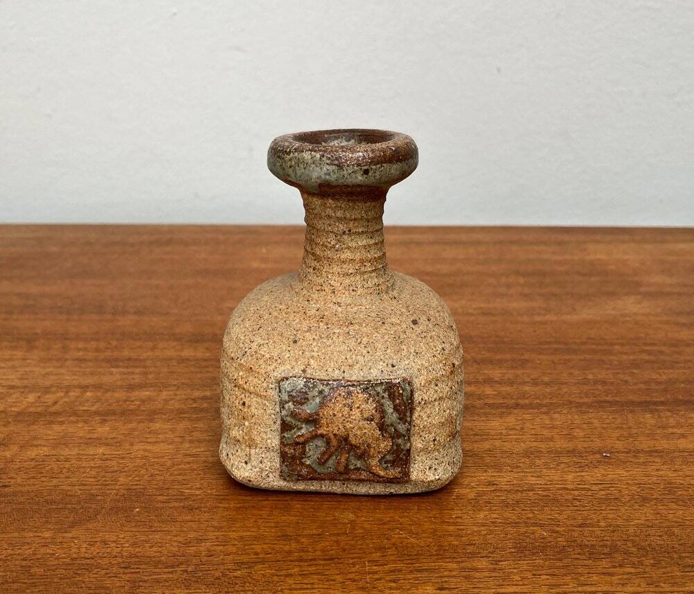 Danish vase from a pottery studio from the mid-century by Tue Poulsen, 1960s.