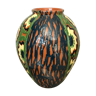 Enamelled terracotta vase 1930