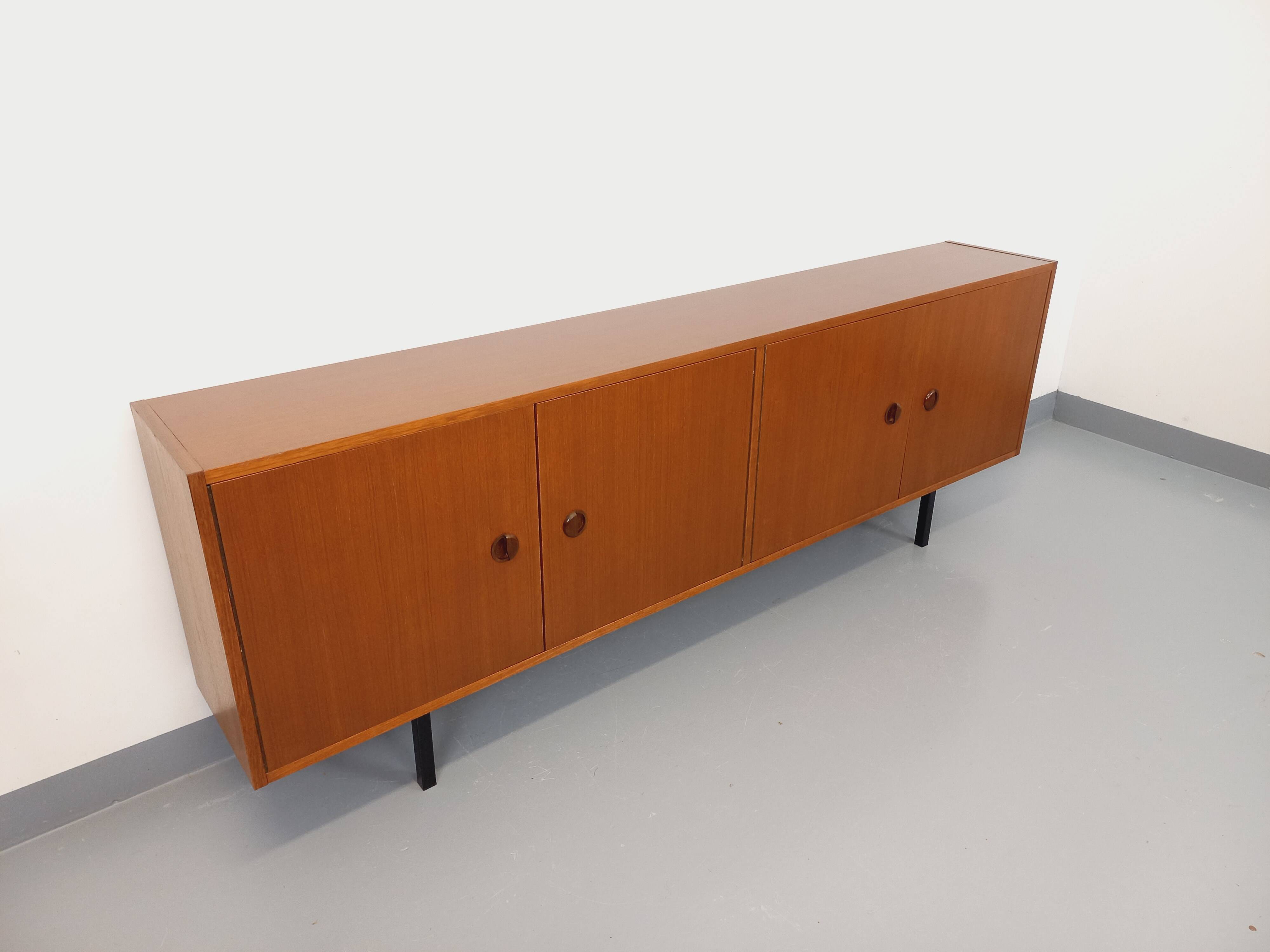 Vintage Scandinavian modernist style teak sideboard storage unit