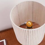 Stoneware and cotton thread lamp