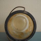 antique french biscuit tin bucket art deco fans 30s