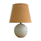 Porcelain lamp signed