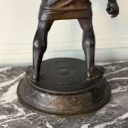 Drunken Silenus, black patinated bronze after the Antique circa 1880