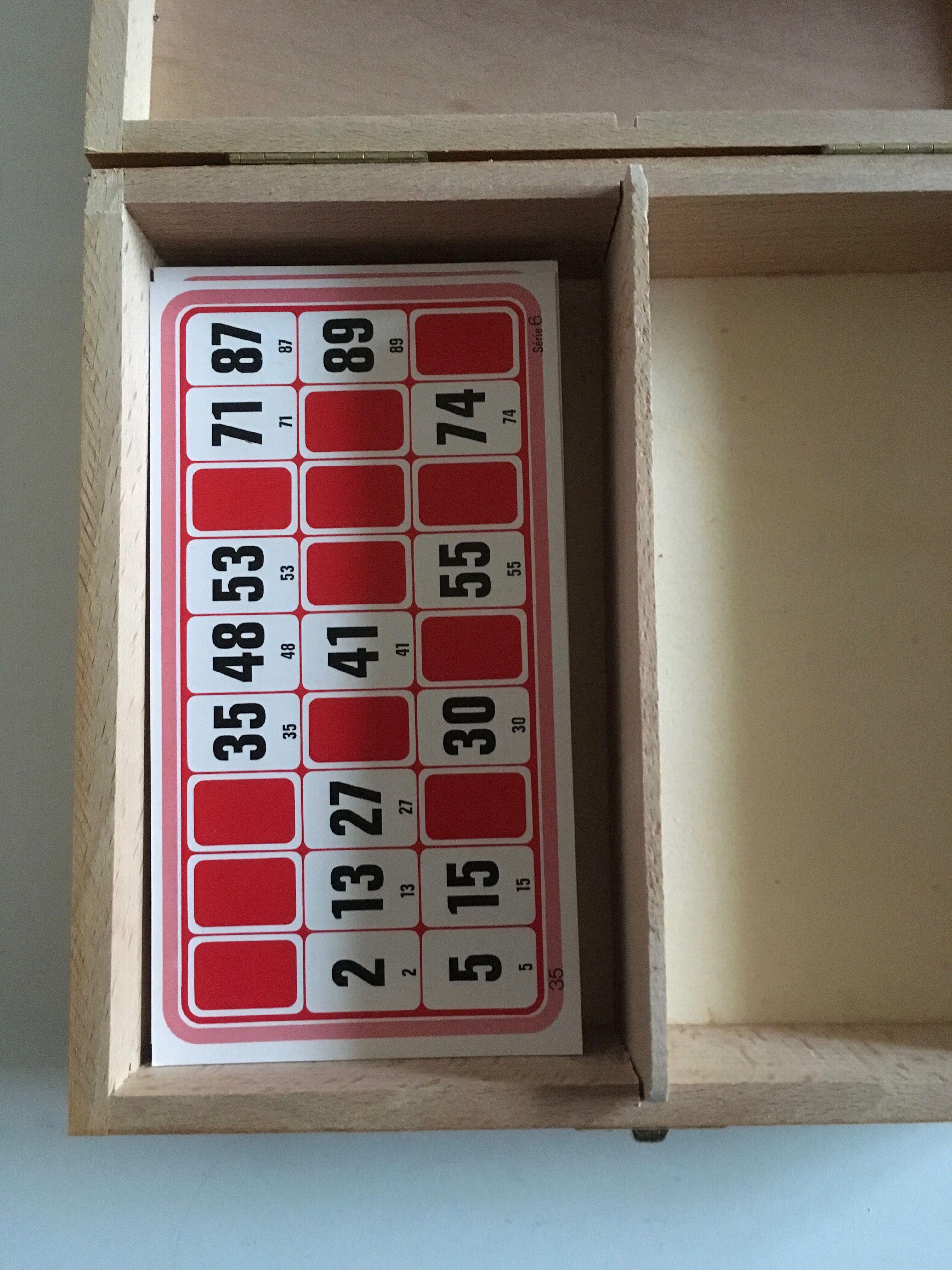 Lotto s 70s wooden game
