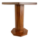 Art Deco guéridon from the 1930s in walnut and oak.