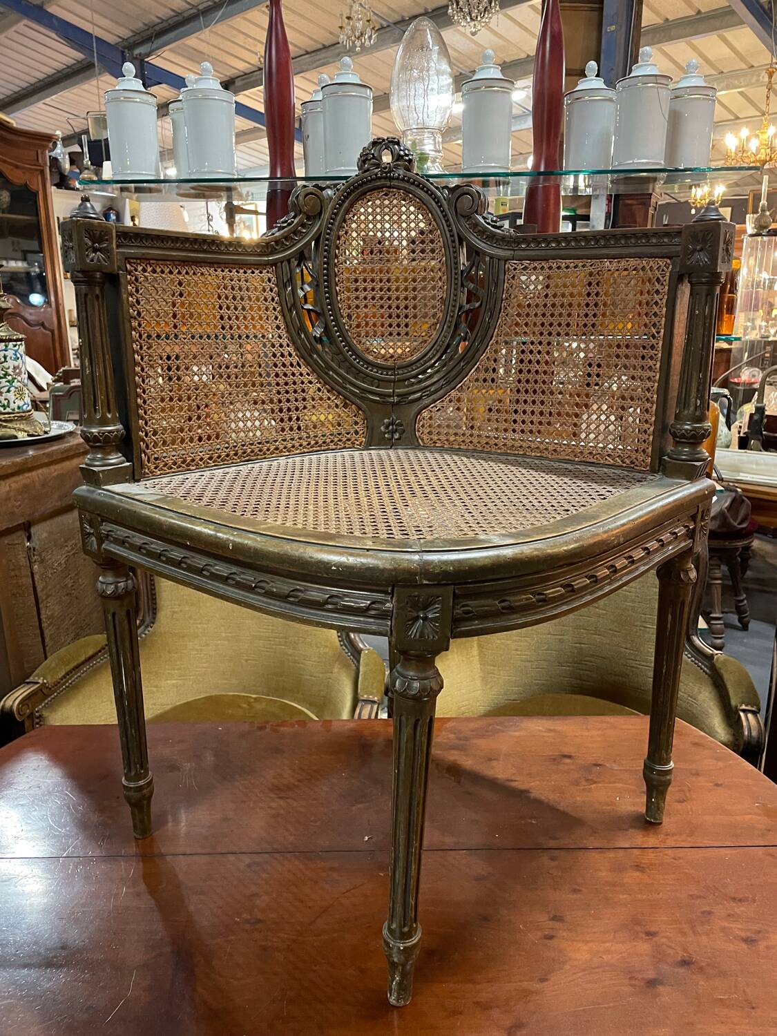 Louis XVI corner chair