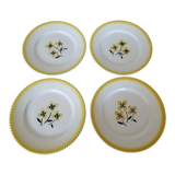 4 assiettes plates