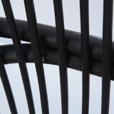 Black rattan sofa