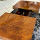 Table basse bar  en Loupe d’orme maison  Lancel vintage 1970
