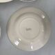 Lot 6 blue ironstone deep plates French earthenware ironstone