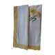Cotton tablecloth ivory sunflower pattern