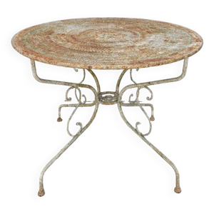table de jardin ronde
