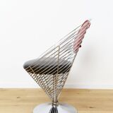 Vintage Wire Cone Chair by Verner Panton