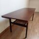 Table basse élevatrice, danemark, années 60 en teck
