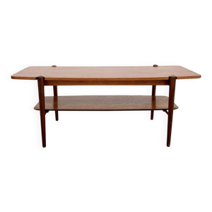 Table basse teck plateau